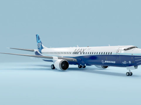 Plane 03 3D Model