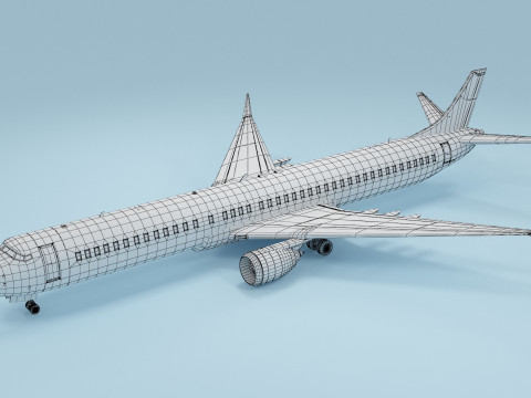 Plane 03 3D Model
