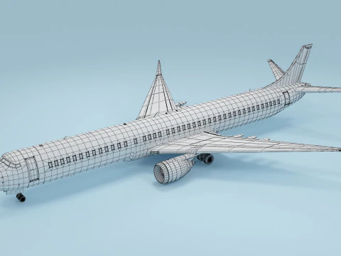Plane 03 3D Model