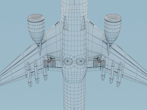 Plane 03 3D Model