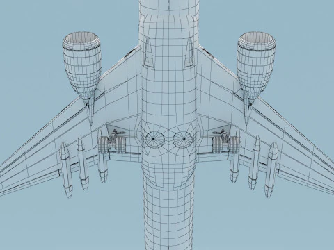 Plane 03 3D Model