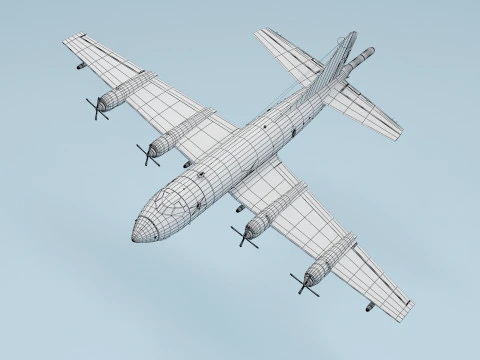 Plane 07 3D Model
