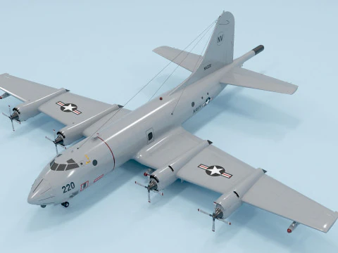 Plane 08 3D Model