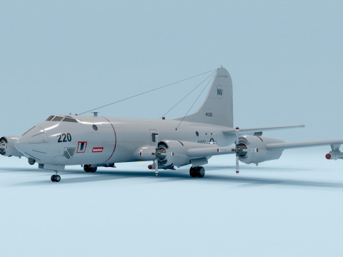 Plane 08 3D Model