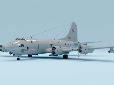 Plane 08 3D Model