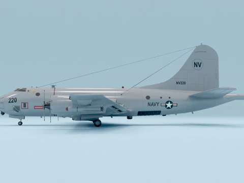 Plane 08 3D Model