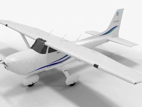 Plane 10 Modelo 3D