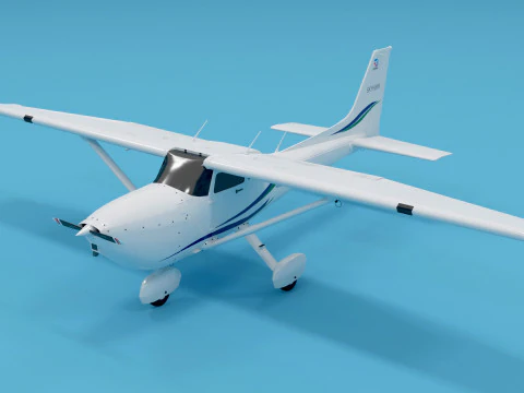 Plane 10 3D Model