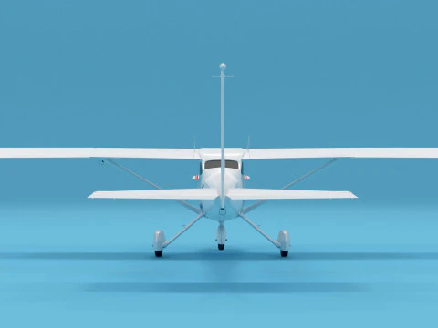 Plane 10 3D Model