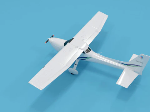 Plane 10 3D Model
