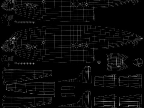 Plane 13 Modelo 3D