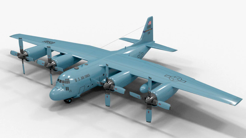 Plane 14 3D Model .c4d .max .obj .3ds .fbx .stl .blend 