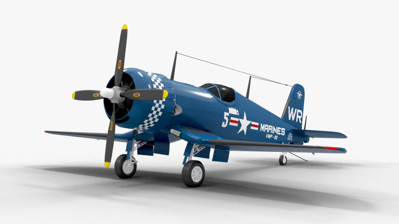 Plane 15 3D Model .c4d .max .obj .3ds .fbx .stl .blend 