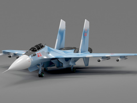Plane 16 3D Модель