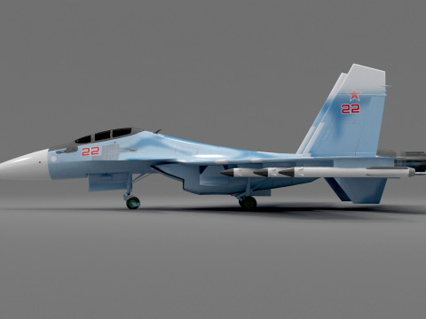 Plane 16 3D Модель