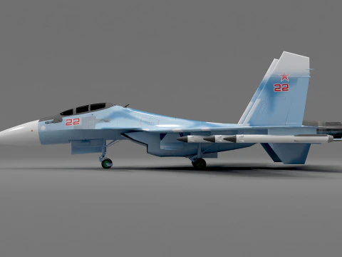 Літак 16 3D Модель