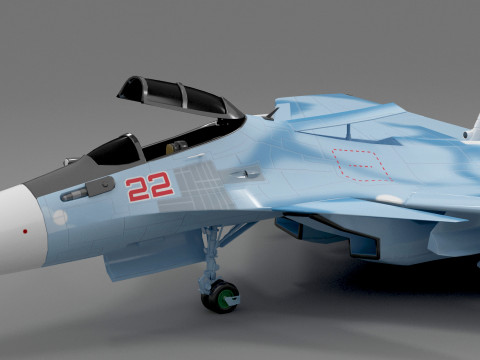 Plane 16 3D Модель