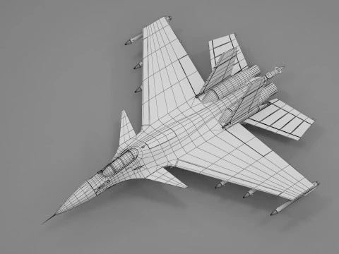 Літак 16 3D Модель