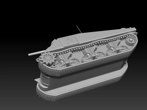 M4 Sherman Tank 3D Print Model