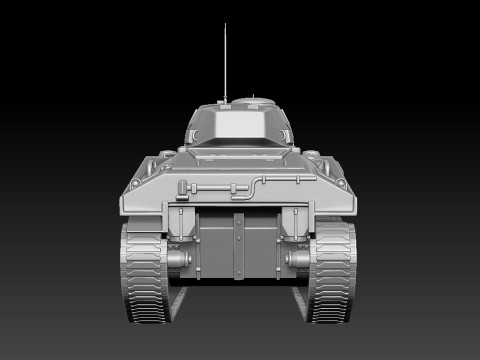 M4 Sherman Tank Modelo de impresión 3D