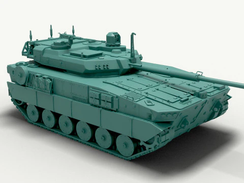 Tanque Booker M10 Modelo 3D