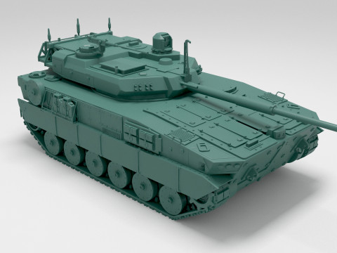 M10 Booker tank 3Dモデル