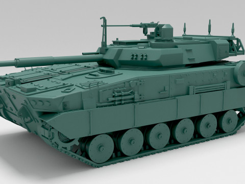 M10 Booker tank 3Dモデル