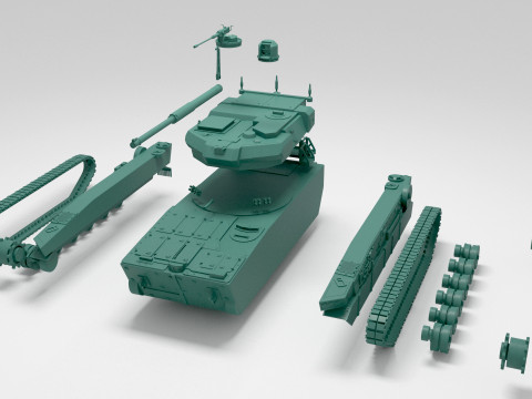 M10 Booker tank 3Dモデル