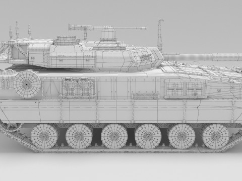 M10 Booker tank 3Dモデル