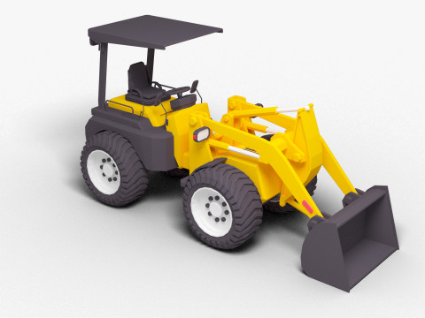 Bulldozer 3D Model