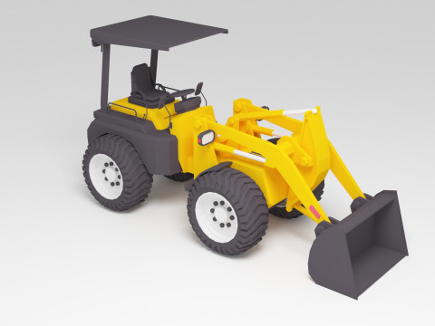 推土机 3D 模型