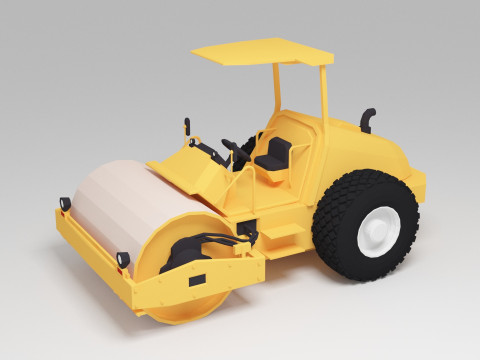 Stra&szlig;enwalze 3D Modell