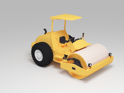 Stra&szlig;enwalze 3D Modell