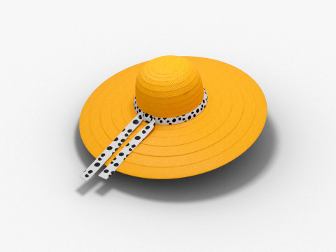 sombrero de moda Modelo 3D