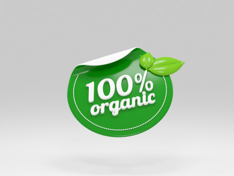 &Iacute;cone org&acirc;nico Modelo 3D