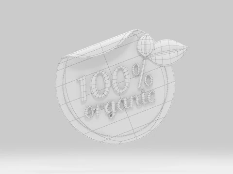 Icone organic 3D Model