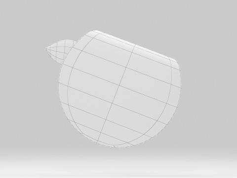 &Iacute;cone org&acirc;nico Modelo 3D