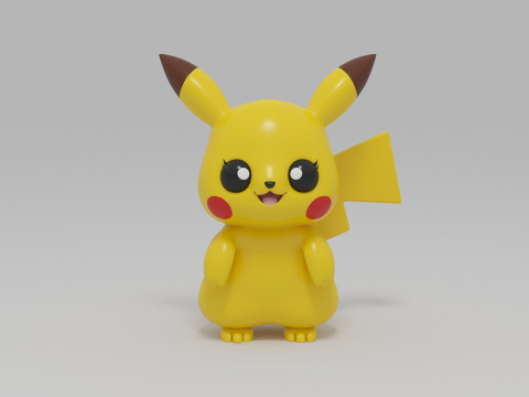 Pikachu character 3D Model