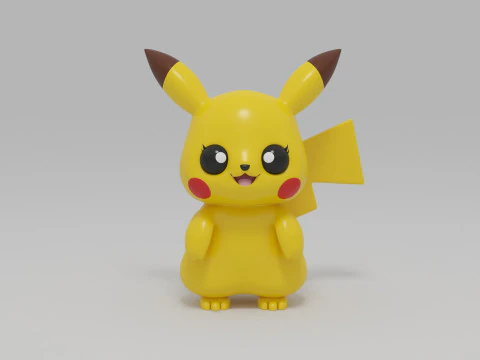 Pikachu character 3D Model