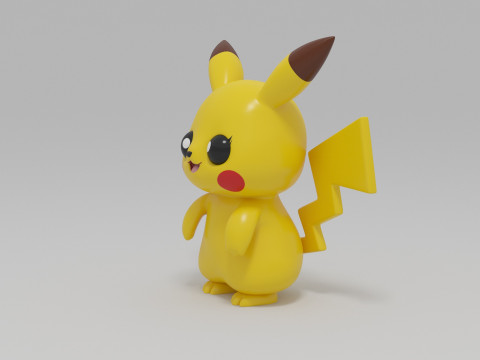 Pikachu character 3D Model