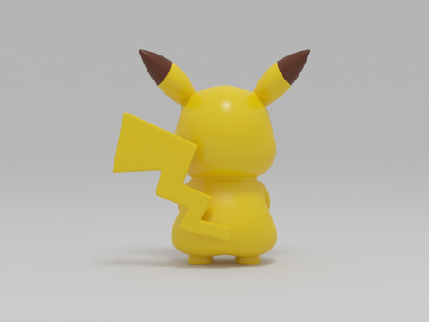 Pikachu character 3D Model