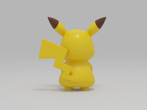 Pikachu character 3D Model