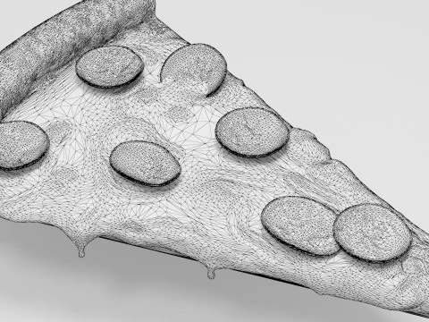 Pizza food 3D Model