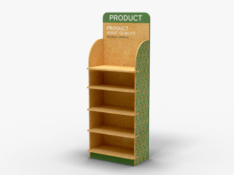 Estantes de productos Modelo 3D