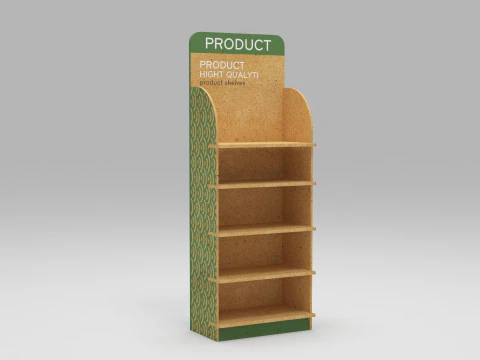 Product shelves 3D Model
