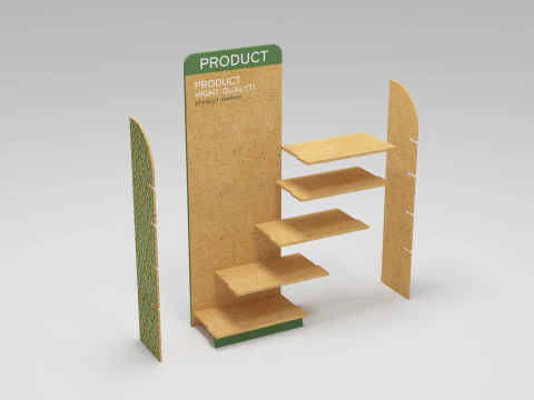 Product shelves 3D Model