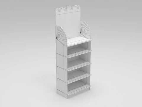 Product shelves 3D Model