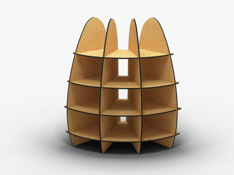 Marca de estante Modelo 3D