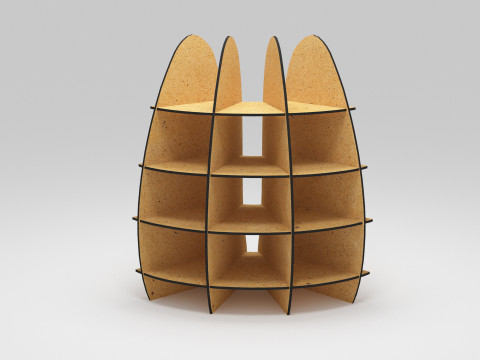 货架品牌 3D 模型