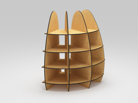 货架品牌 3D 模型